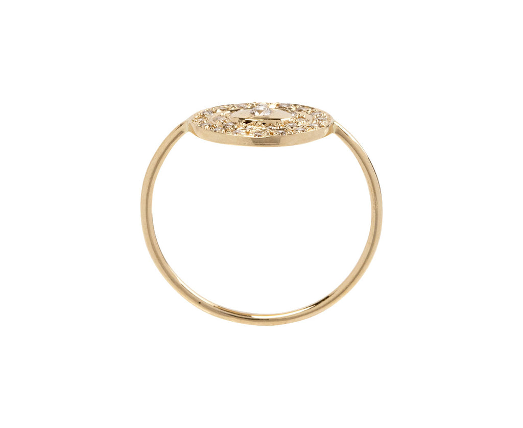 Celine Daoust Diamond Kate Infinity Ring Top View