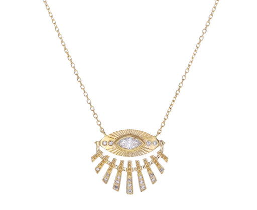 Diamond Eye Spy Sunbeam Pendant Necklace