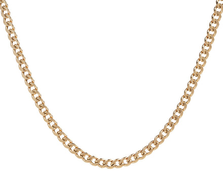 Zoë Chicco Medium Gold Curb Chain Necklace