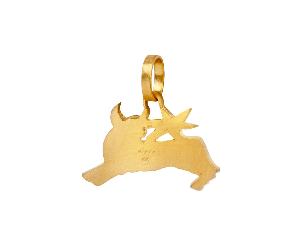 Darius Dendera Zodiac Taurus Charm Pendant ONLY Back