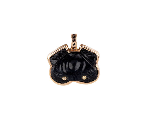 Dezso Blue Tigers Eye Diamond Eyed Crab Charm ONLY