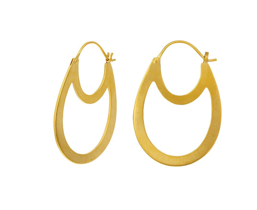 Double Oval Hoop Earring - TWISTonline