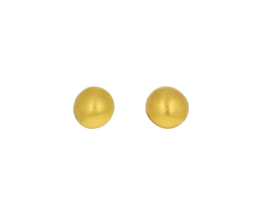 Gold Plated Dome Post Earrings