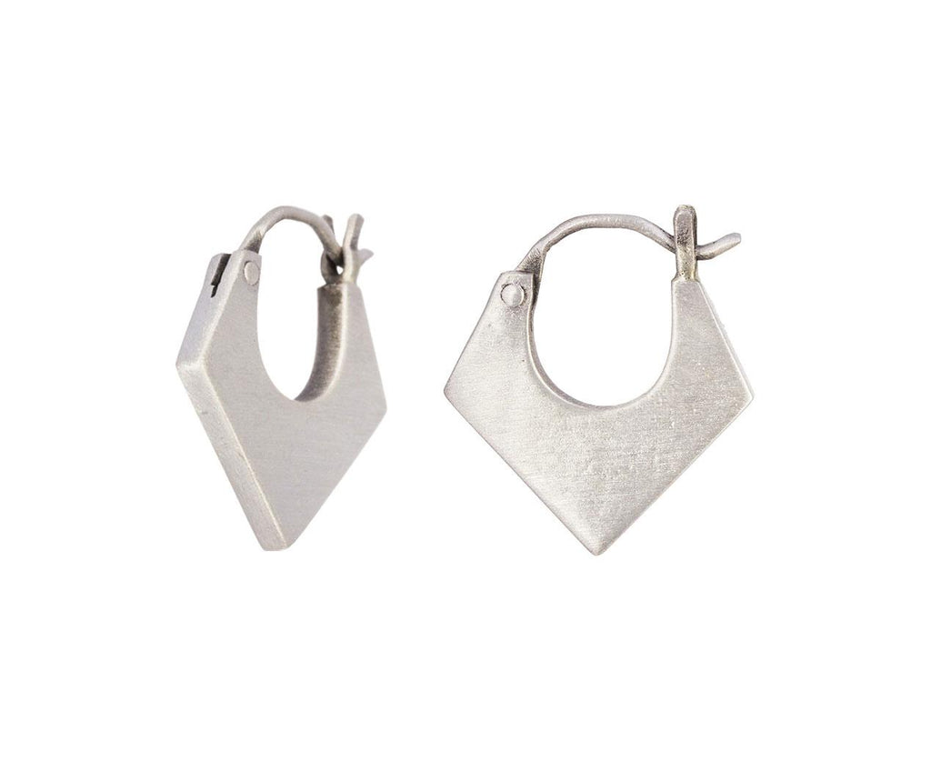 Three Cornered Hoop Earrings - TWISTonline