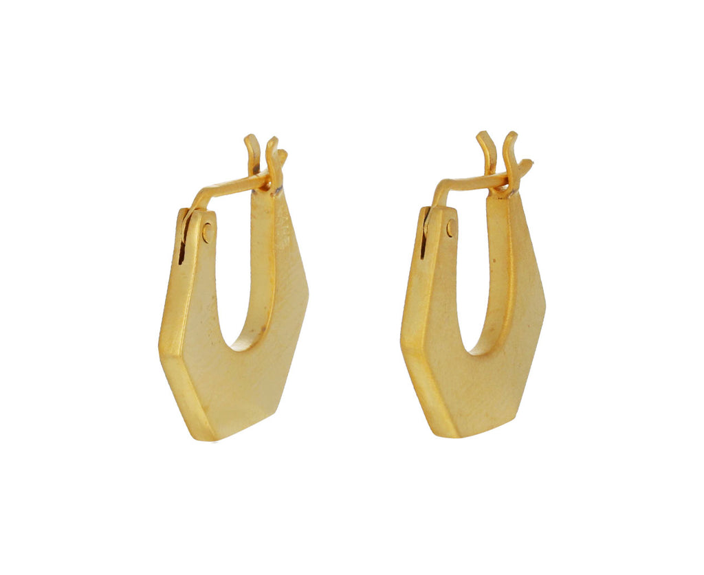 Hexagonal Hoop Earrings - TWISTonline