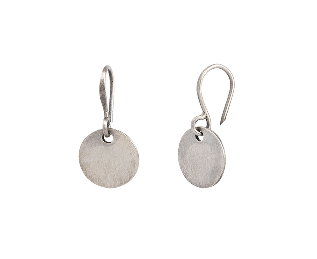 Silver Disc Earrings