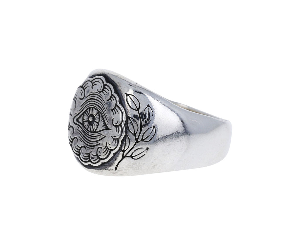 Silver All Seeing Eye Ring