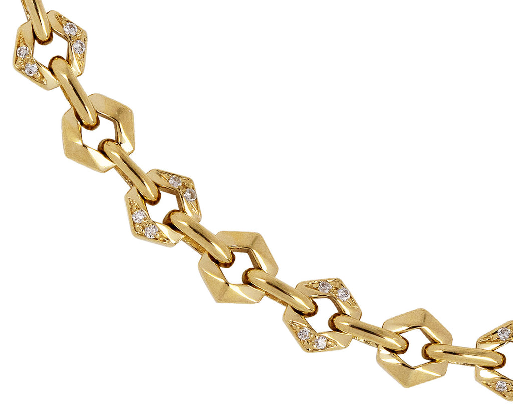 Diamond Bond Mini Chain Bracelet