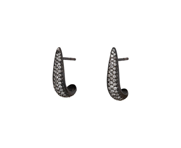 Dot claw hotsell hoop earrings