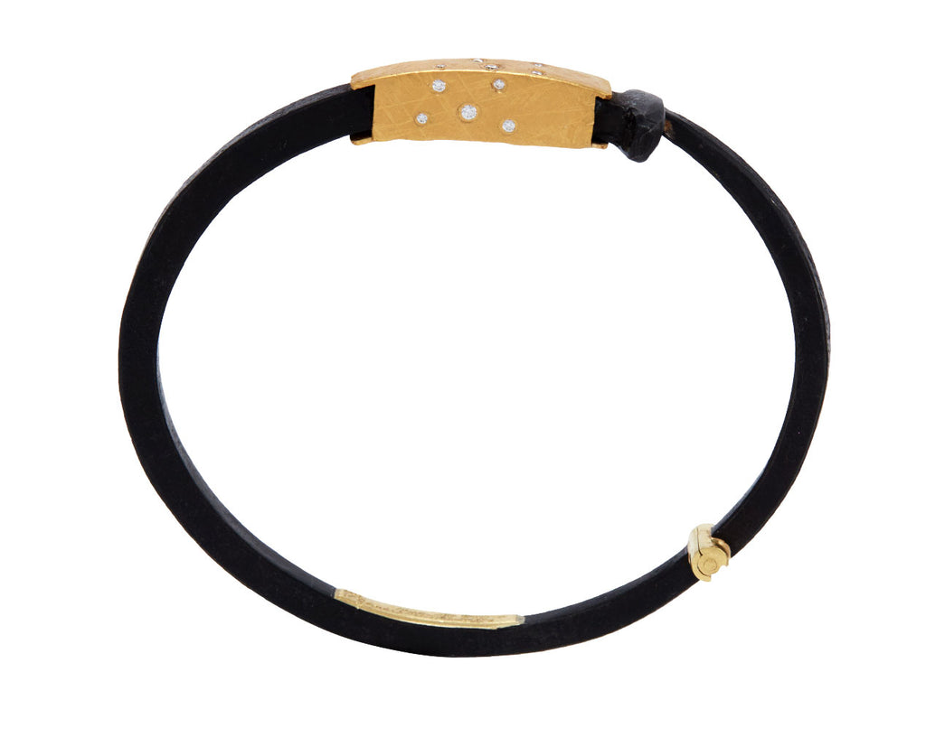 Pat Flynn Collar Nail Bracelet with Diamonds Top