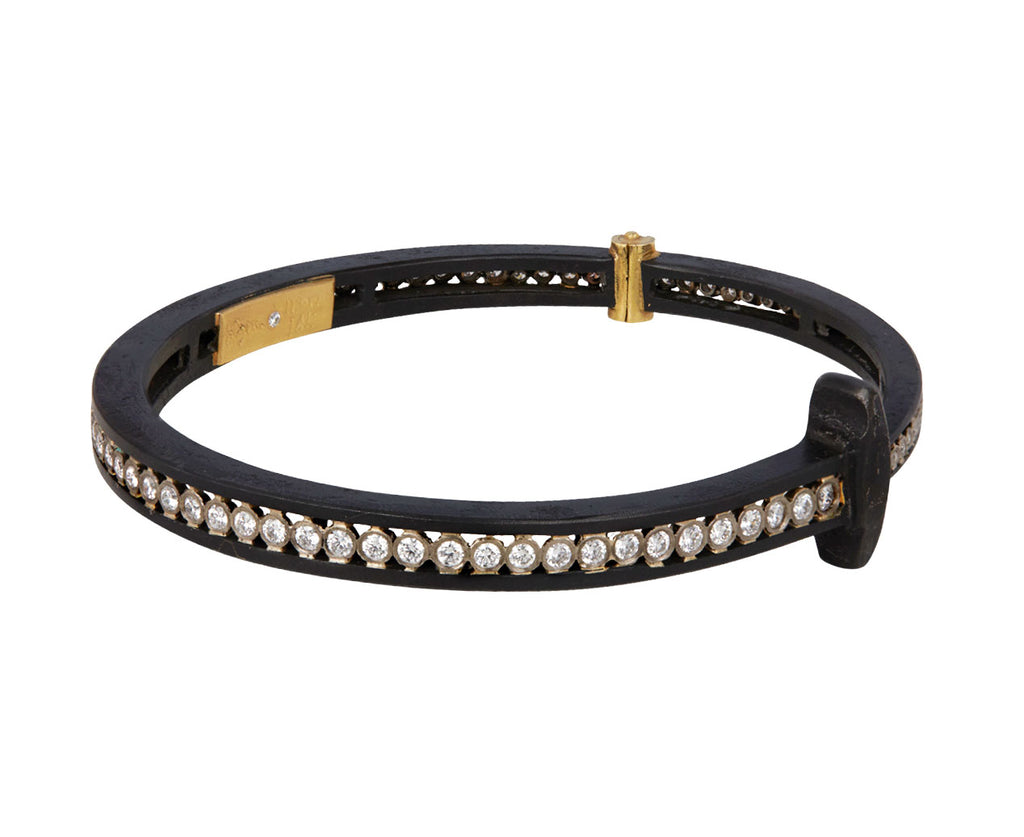 Pat Flynn Full Stripe Diamond Nail Bracelet Other Side