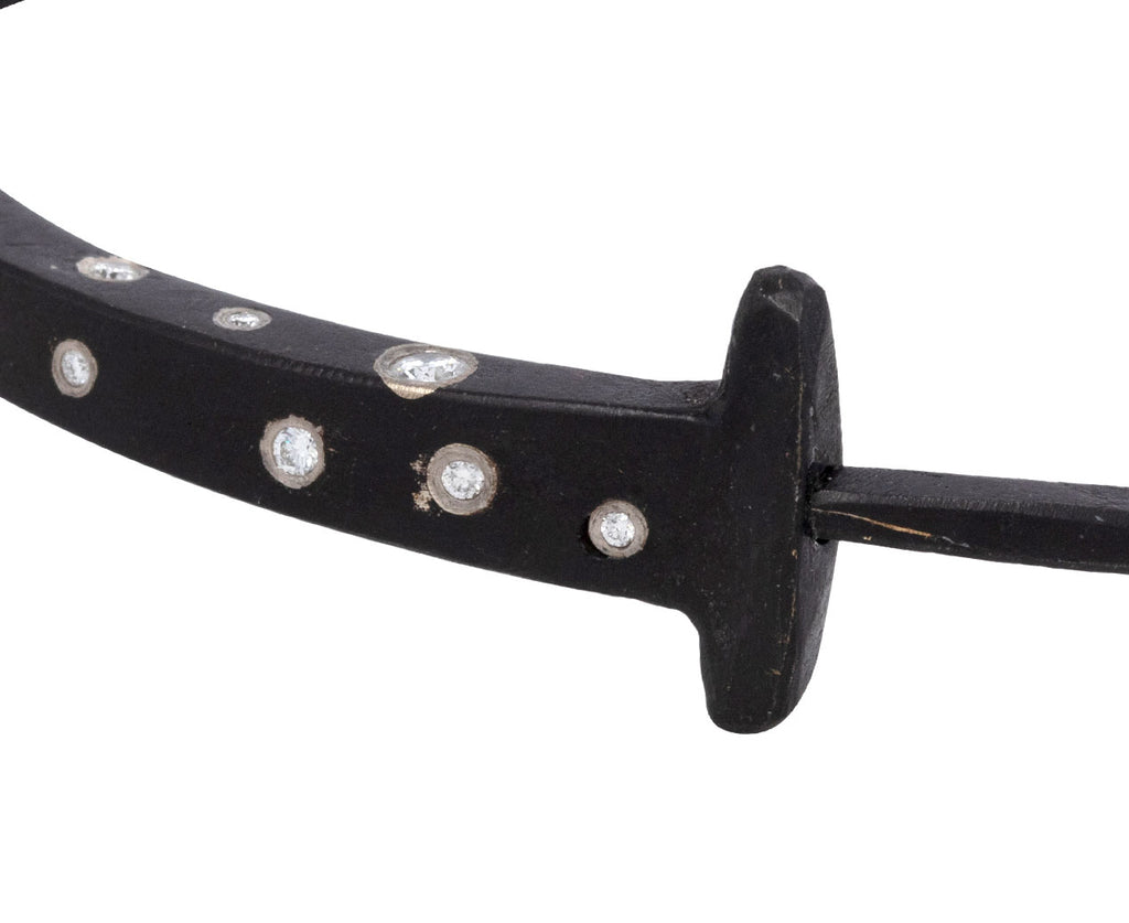 Pat Flynn Diamond Sprinkle Nail Bracelet Close Up