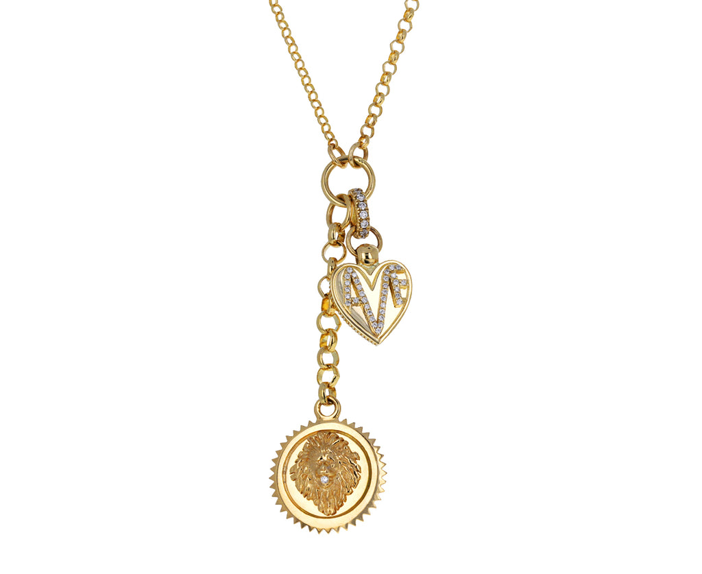 Diamond Amate Miniature Crest Pendant ONLY