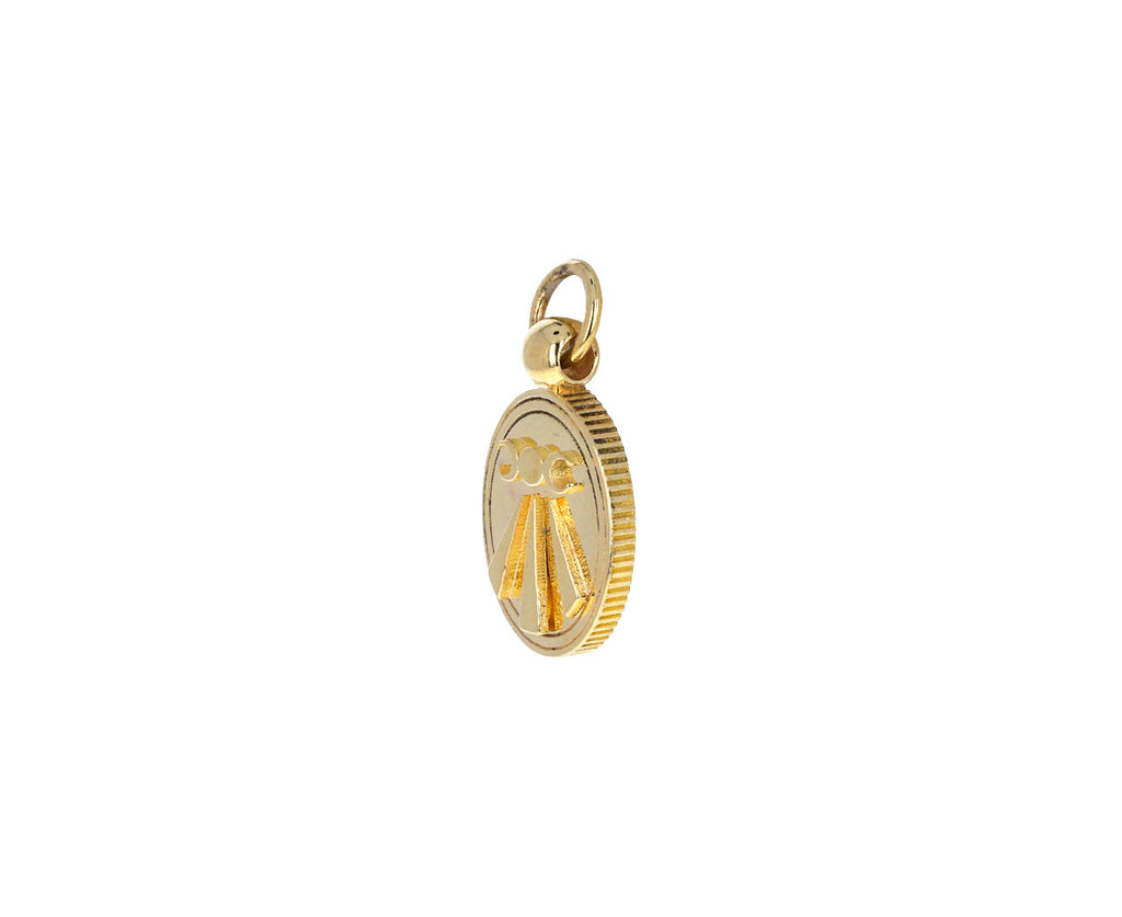 Mind, Body, Soul Oval Coin Charm Medallion ONLY