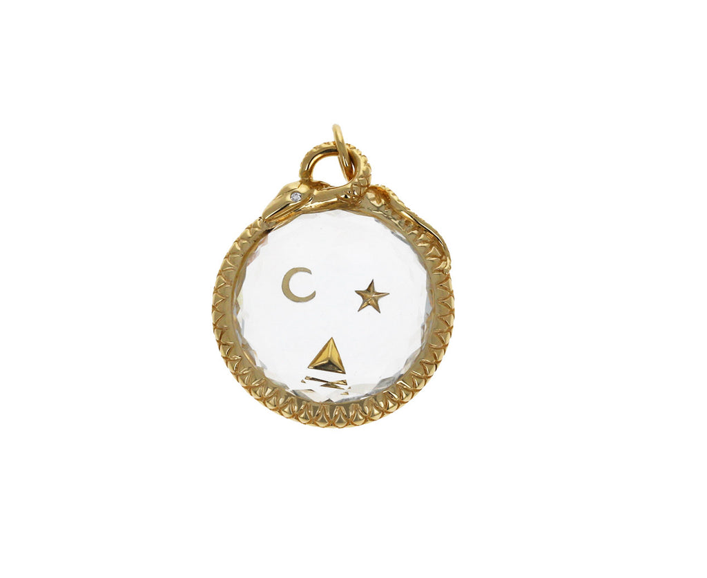 Foundrae Wholeness Large Sealed Gemstone Charm Pendant ONLY