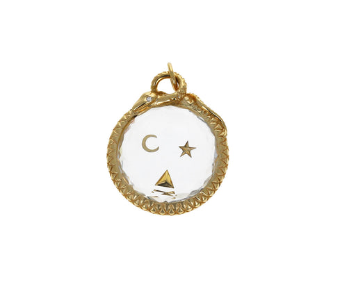 Foundrae Wholeness Large Sealed Gemstone Charm Pendant ONLY