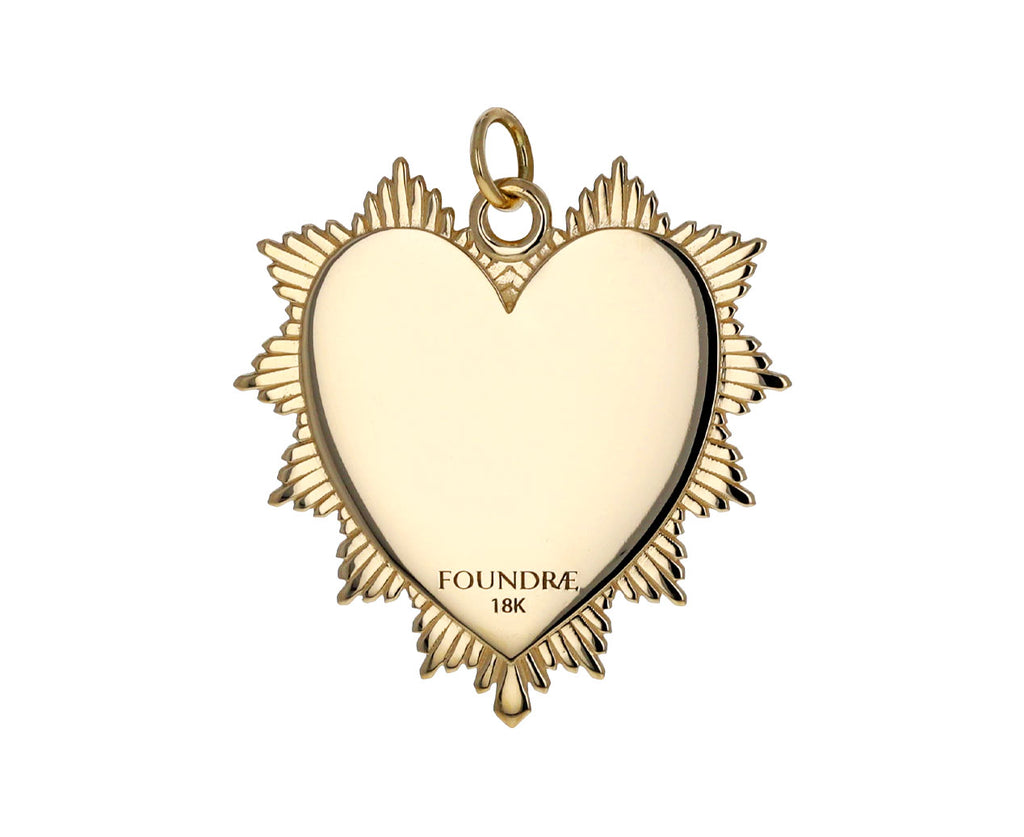 Center Diamond Oversized Love Token