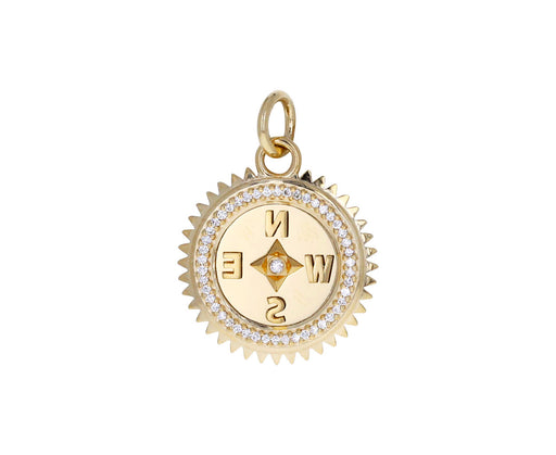 Baby Internal Compass Medallion Pendant ONLY