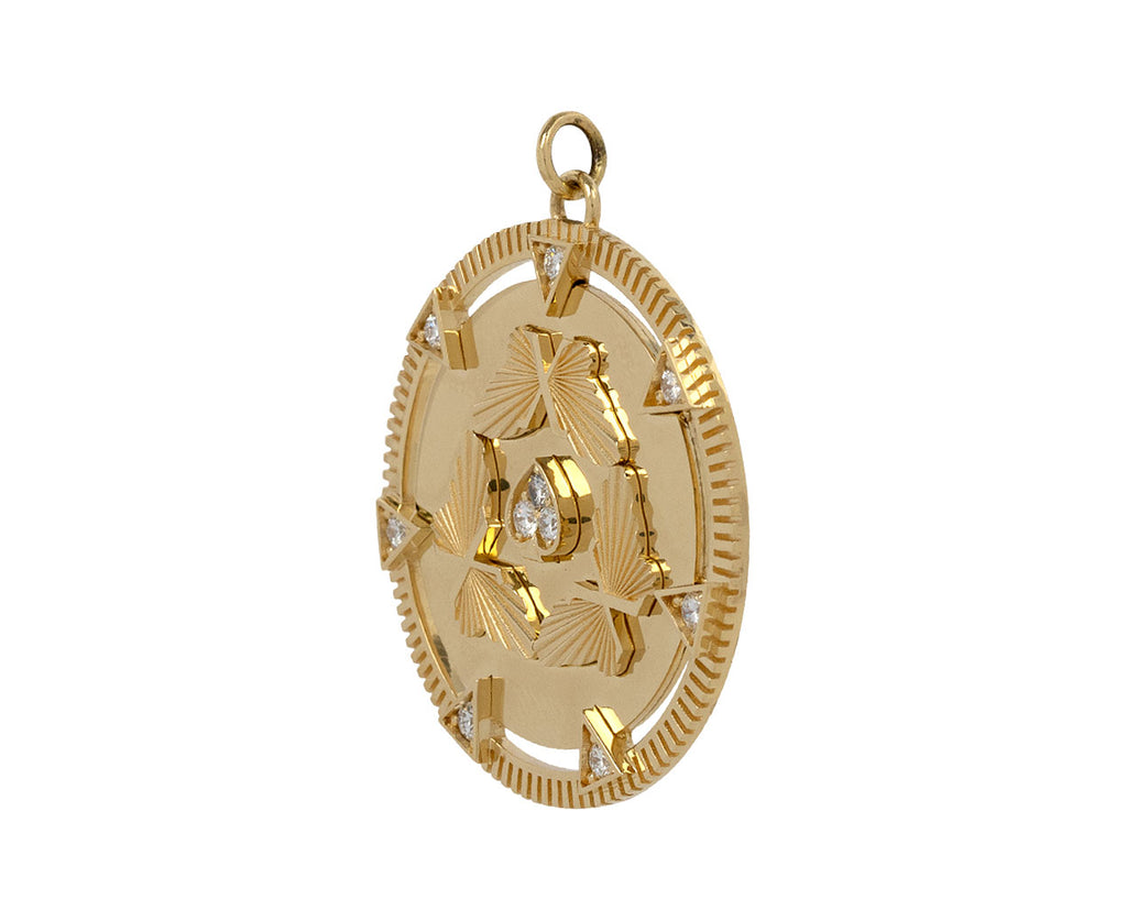Foundrae Oversized Reverie Medallion Charm ONLY  Side