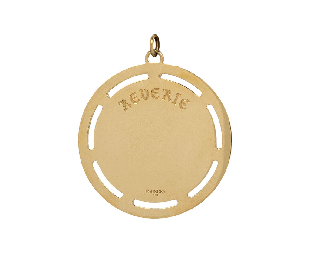 Foundrae Oversized Reverie Medallion Charm ONLY  Back