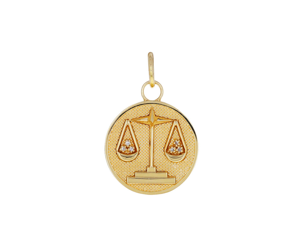 Libra Zodiac Baby Medallion ONLY