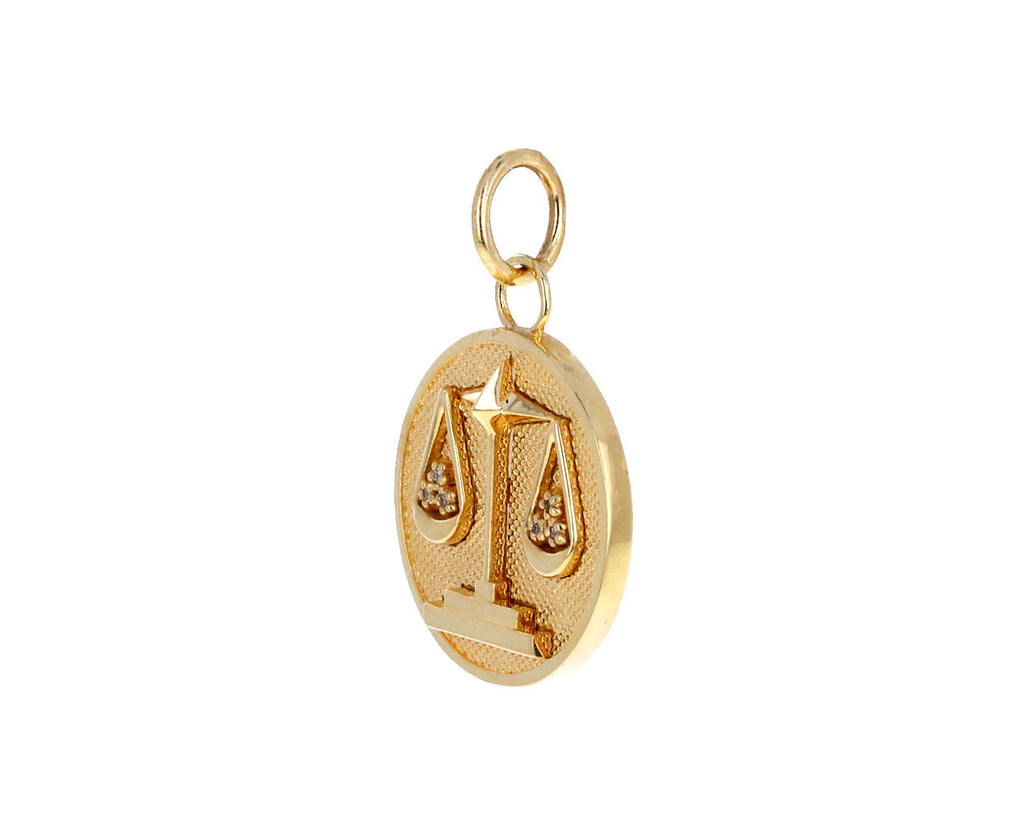 Libra Zodiac Baby Medallion ONLY