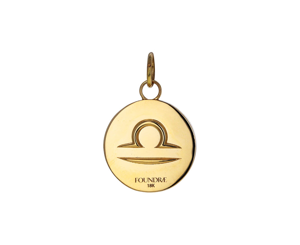 Libra Zodiac Baby Medallion ONLY