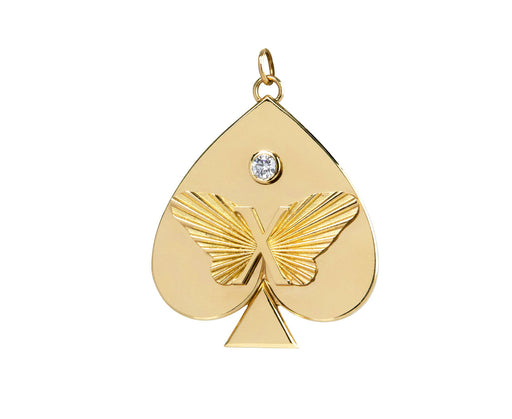 Foundrae Oversized Spade Reverie Charm ONLY