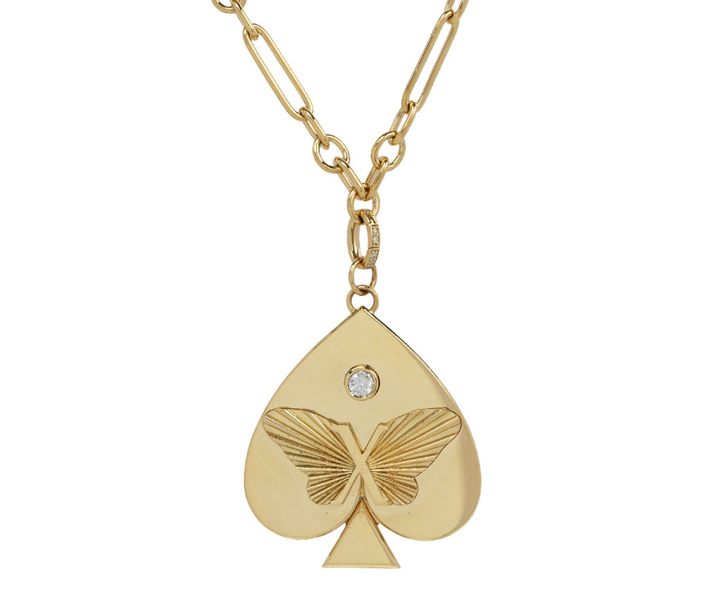 Foundrae Oversized Spade Reverie Charm ONLY Close