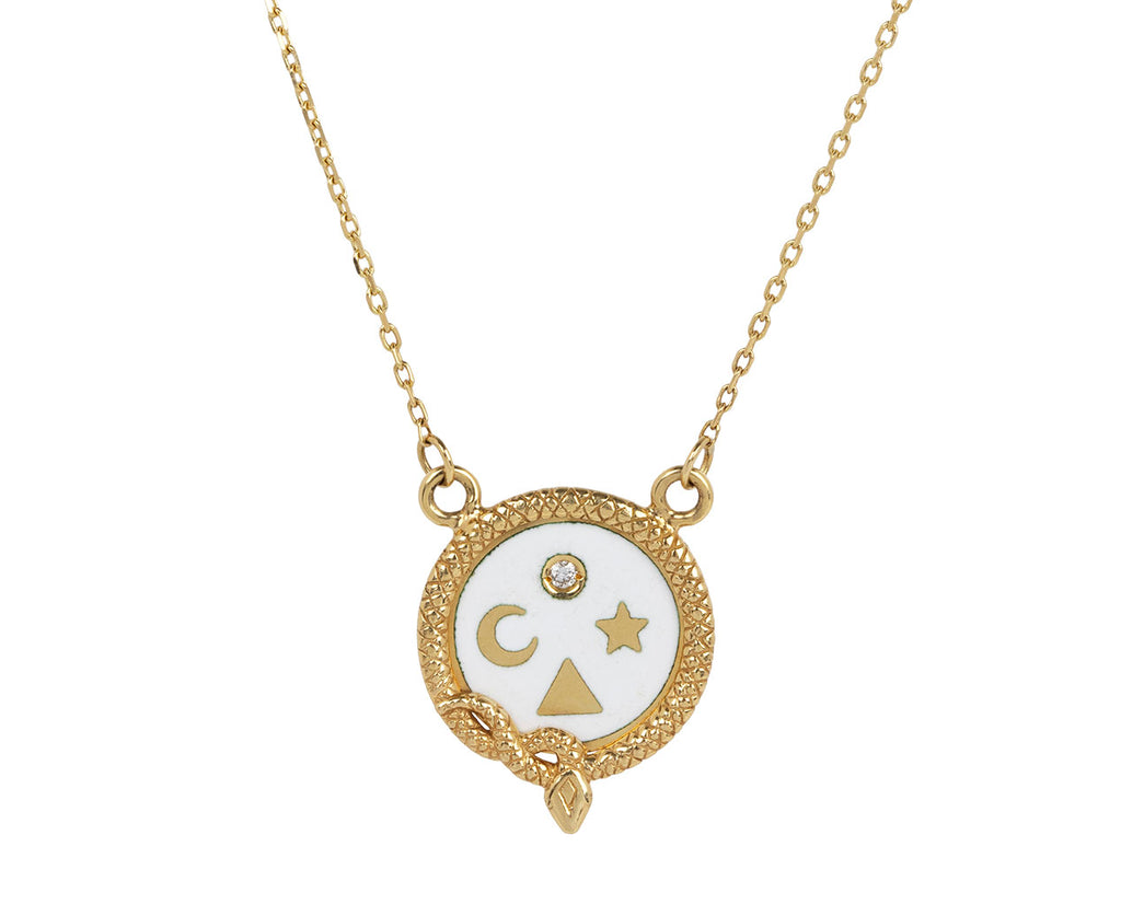 Wholeness Petite Enamel Necklace