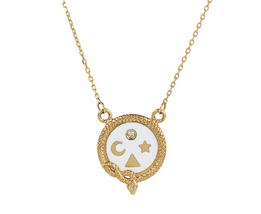 Wholeness Petite Enamel Necklace