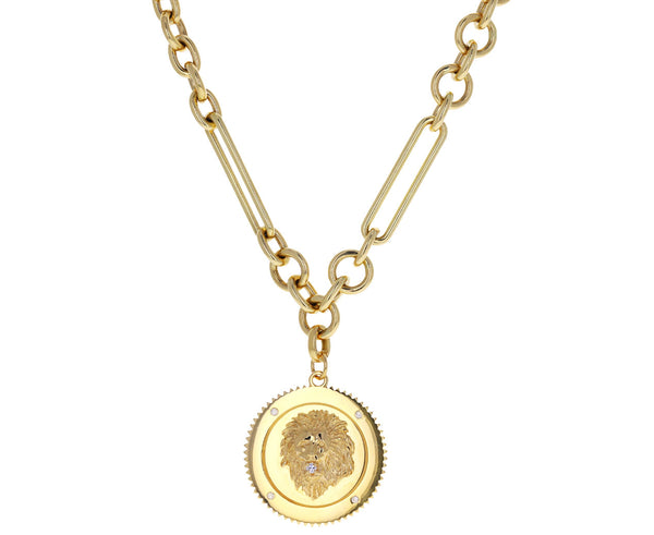 Foundrae Jewelry Short Midsize Mixed Clip 18K Yellow Gold Chain