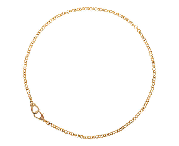 Foundrae Medium Belcher Sister Hook Chain Necklace