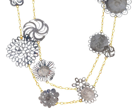 Opera Length Silver Erewhon Necklace