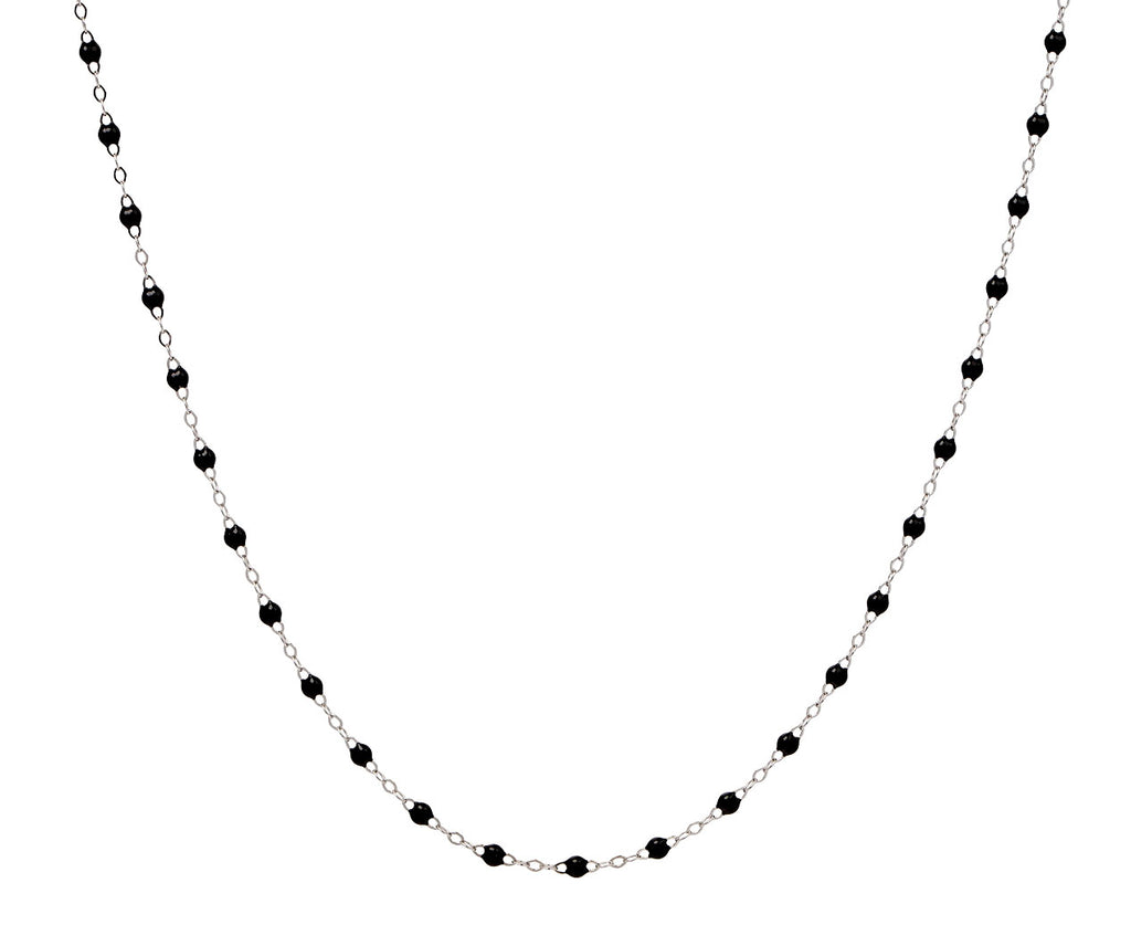 Black Resin Bead Necklace - TWISTonline