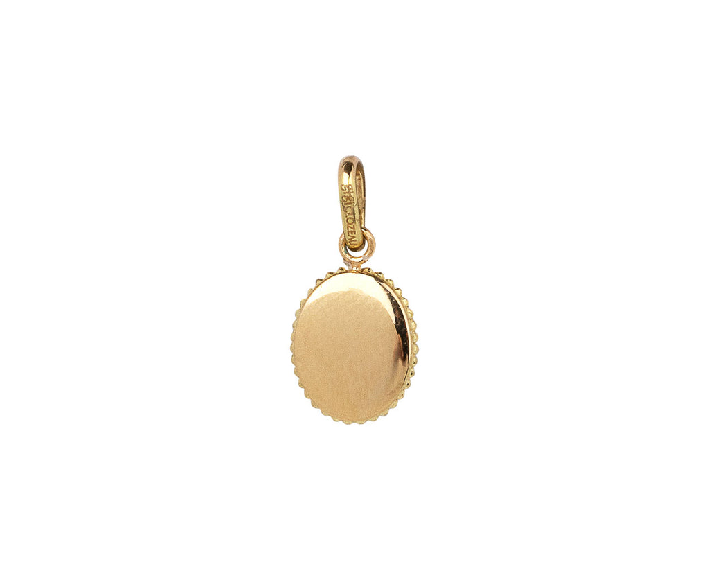 Blue Sapphire Enamel Angelfish Charm ONLY