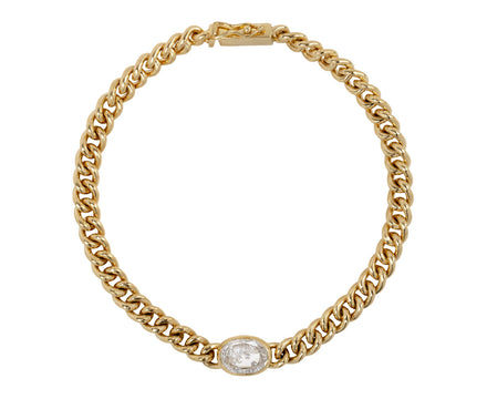 Moritz Glik Diamond Kaleidoscope Shaker Curb Chain Bracelet