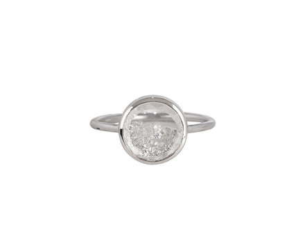 Moritz Glik White Gold Kaleidoscope Diamond Shaker Ring