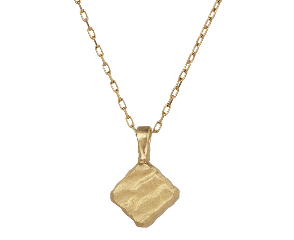 Fraser Hamilton Princess Cut Sapphire Buoy Pendant Necklace Back