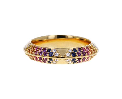Rainbow Sapphire Rosa Band
