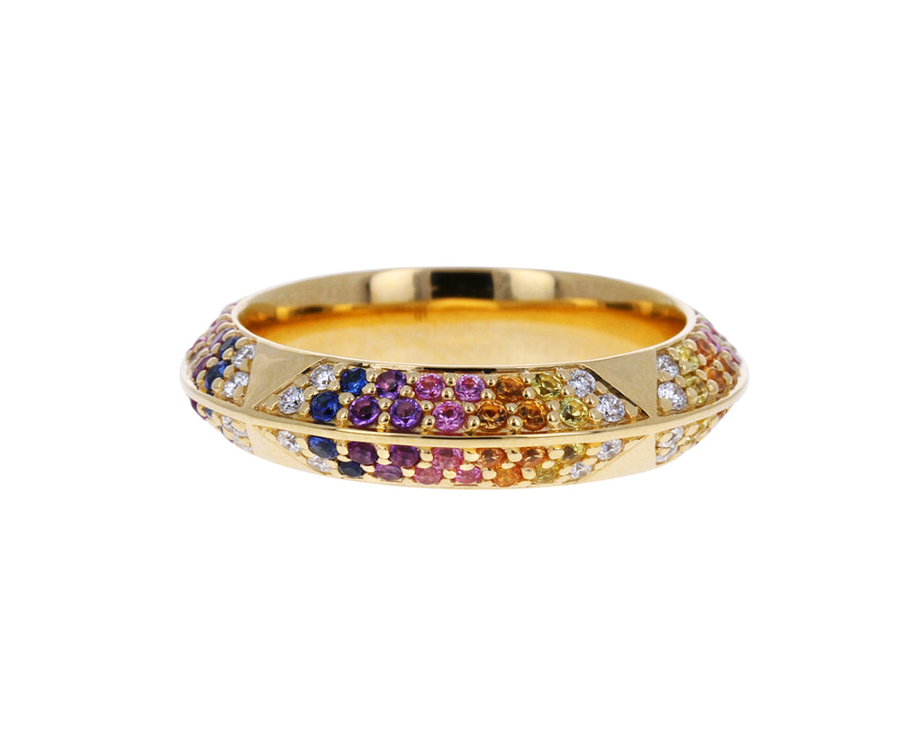 Rainbow Sapphire Rosa Band