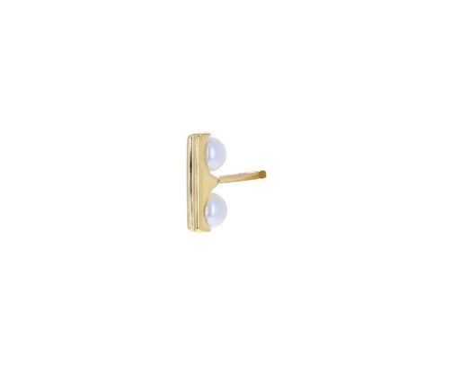 Beluga Pearl SINGLE Stud Earring