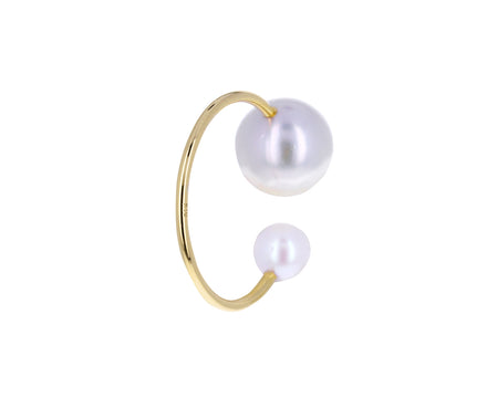 Doubke Akoya Pearl Ear Cuff
