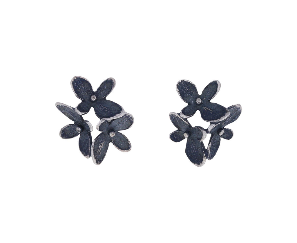 Three Part Small Hydrangea Earrings