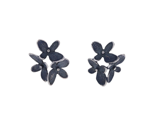 Three Part Small Hydrangea Earrings