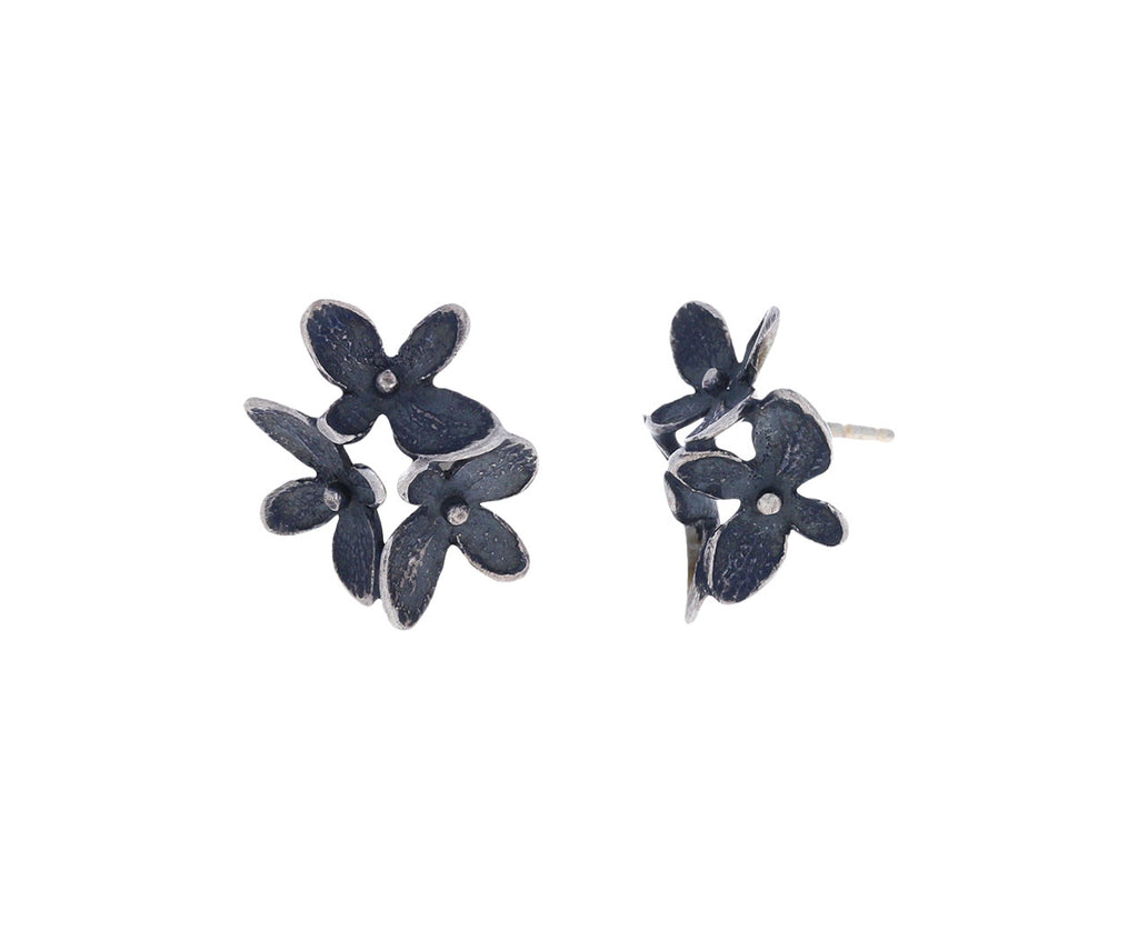 Three Part Small Hydrangea Earrings