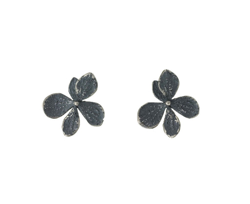 Silver Hydrangea Earrings - TWISTonline
