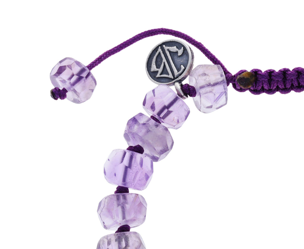 Amethyst Beaded Bracelet