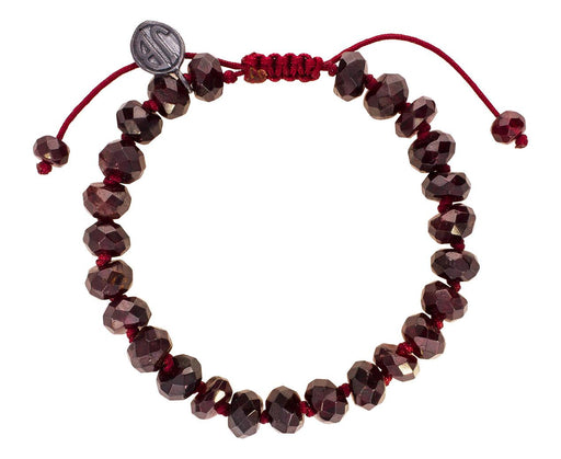 Garnet Beaded Bracelet - TWISTonline