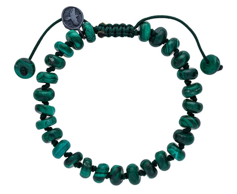 Smooth Malachite Beaded Bracelet - TWISTonline